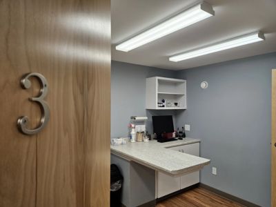 Brewer Veterinary Clinic exam room Brewer Veterinary Clinic exam room